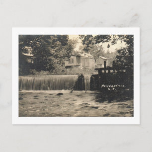 Herfst Uitzicht Pottersville, NJ 1909  Briefkaart