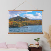 Herfst Uitzicht rond Towada Japan Hangend Wandkleed (Slaapkamer)