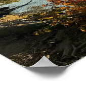 Herfst Uitzicht van Bridge Poster (Hoek)