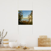 Herfst Uitzicht van Bridge Poster (Keuken)