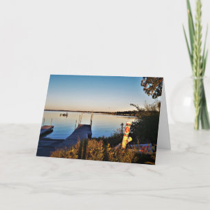 "Herfst Upon Green Lake" Birthday Kaart