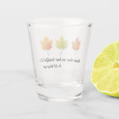 Herfst Vakantie Shot Glas (Achterkant)