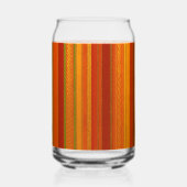 Herfst Vakantie Strepen Helder Blikvorm Glas (Links)