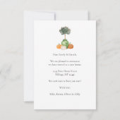 Herfst Vakantie Verhuizen Home Adreswijziging Aankondiging (Achterkant)