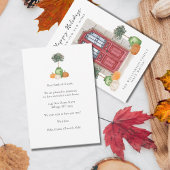 Herfst Vakantie Verhuizen Home Adreswijziging Aankondiging