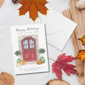 Herfst Vakantie Verhuizen Home Adreswijziging Aankondiging