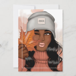 Herfst - Valentijnsdag Thanksgiving Groet Feestdagenkaart