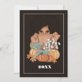 Herfst - Valentijnskaart voor Thanksgiving Feestdagenkaart