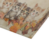 Herfst Vallen Katten #1 Snijplank (Hoek)