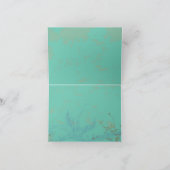 Herfst Vallende Bladeren Bijpassende Dank Je Kaart (Binnen)