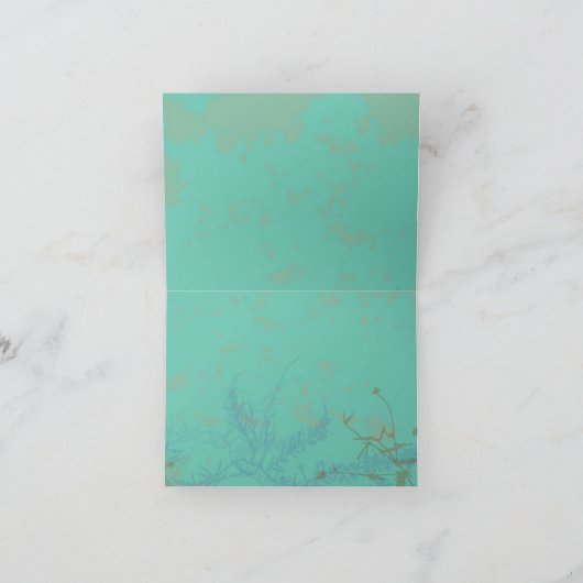 Herfst Vallende Bladeren Bijpassende Dank Je Kaart (Binnen)