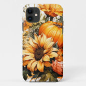 Herfst vallende bladeren pompoen Case-Mate iPhone case (Achterkant)