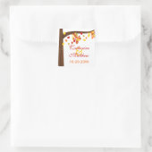 Herfst Vallende Bladeren Save The Date Stickers (Tas)