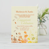 Herfst Vallende Bladeren Uitnodiging (Staand voorkant)