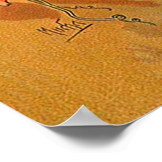  herfst van Alphonse Mucha Poster (Hoek)