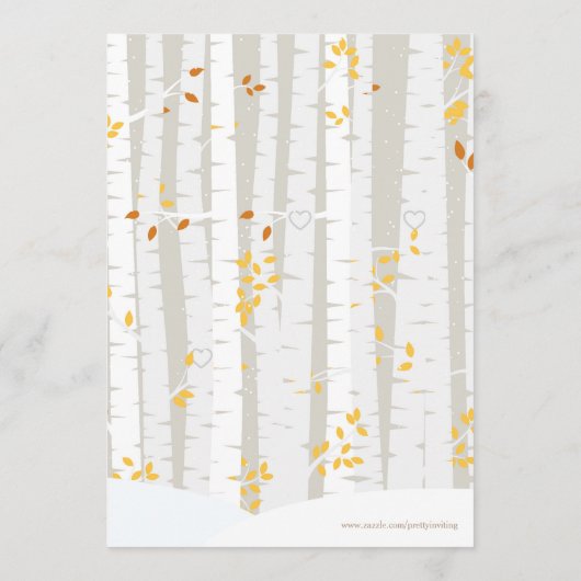 Herfst van bossen/wintergewas voor de Kaart van Ba (Achterkant)