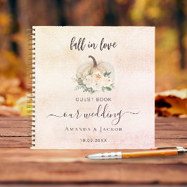 Herfst van bruinbloemen voor het bruinkoolfeest notitieboek