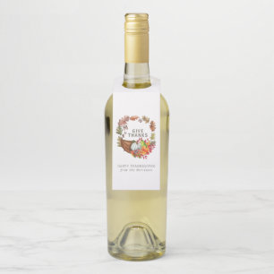 Herfst van cornucopie Botanische Thanksgiving Flessenhanger