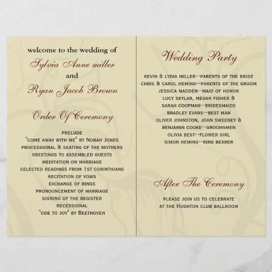 herfst van cranberry leaf herfst herfstbruiloft (Achterkant)