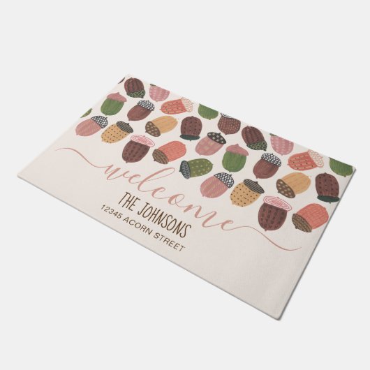 Herfst van de Acorn-herfst Deurmat (Schuin)