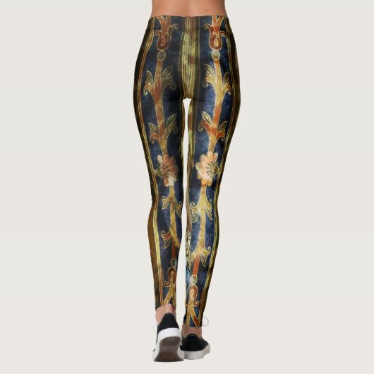  herfst van de barokjeskruid leggings (Achterkant)