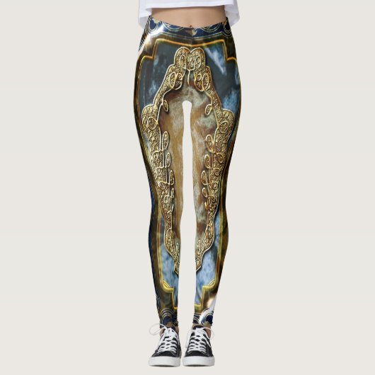 herfst van de barokjeskruid leggings (Voorkant)