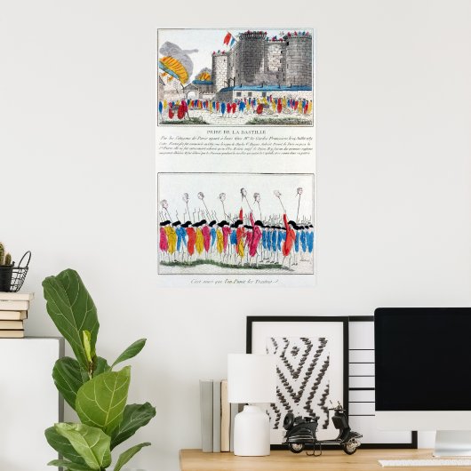 Herfst van de Bastille Poster (Thuiskantoor)