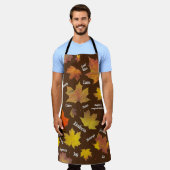 Herfst van de bladeren en goede steekpenningen schort (Gedragen)