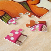 Herfst van de bosdieren legpuzzel (Zijkant)