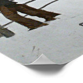 herfst van de Cowboy van Frederic Remington Poster (Hoek)