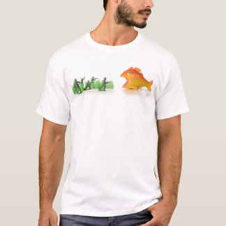 herfst van de grote oranje vis t-shirt