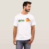 herfst van de grote oranje vis t-shirt (Voorkant volledig)