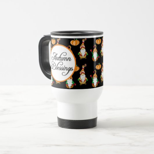 Herfst van de herfst Blessings Reisbeker (Voorkant links)