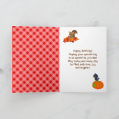 Herfst van de herfst kaart (Binnen)