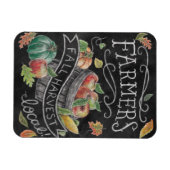 Herfst van de landbouwer Harvest Chalkboard Magneet (Horizontaal)