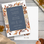 Herfst van de marine kaart