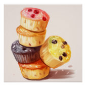 Herfst van de Muffin Tower Perfect Poster (Voorkant)