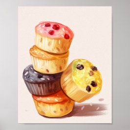 Herfst van de Muffin Tower Poster