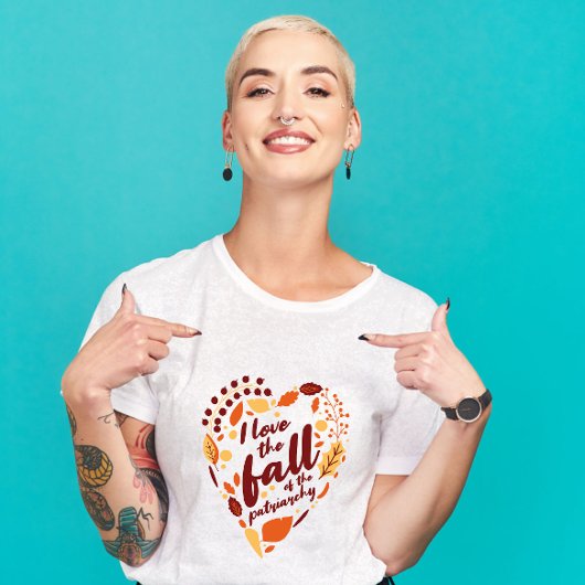 Herfst van de Patriarchie Leuke Seizoensfeminist T-shirt