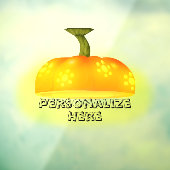 Herfst van de pompoen, uniek, schattig najaar raamsticker (Vel 3)