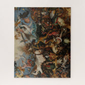 Herfst van de Rebel Angels door Pieter Bruegel Legpuzzel (Verticaal)