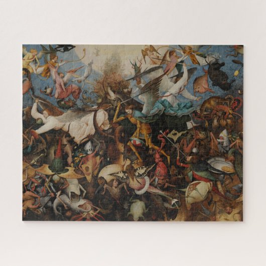 Herfst van de Rebel Angels door Pieter Bruegel Legpuzzel (Horizontaal)