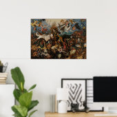 Herfst van de Rebel Angels door Pieter Bruegel Poster (Thuiskantoor)