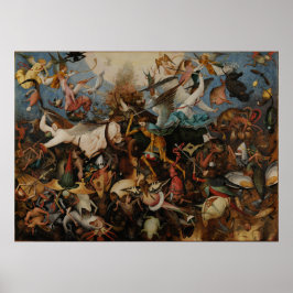 Herfst van de Rebel Angels door Pieter Bruegel Poster