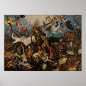 Herfst van de Rebel Angels door Pieter Bruegel Poster (Voorkant)