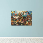 Herfst van de Rebel Angels | Pieter Bruegel, Ouder Canvas Afdruk (Insitu (Houten vloer))