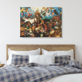 Herfst van de Rebel Angels | Pieter Bruegel, Ouder Canvas Afdruk (Insitu (Slaapkamer))