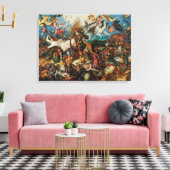 Herfst van de Rebel Angels | Pieter Bruegel, Ouder Canvas Afdruk (Insitu (Woonkamer))