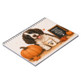 Herfst van de Springer Spaniel Notitieboek (Linkerzijde)