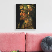 Herfst, van een reeks die vier afschilderen canvas afdruk (Insitu (Woonkamer))